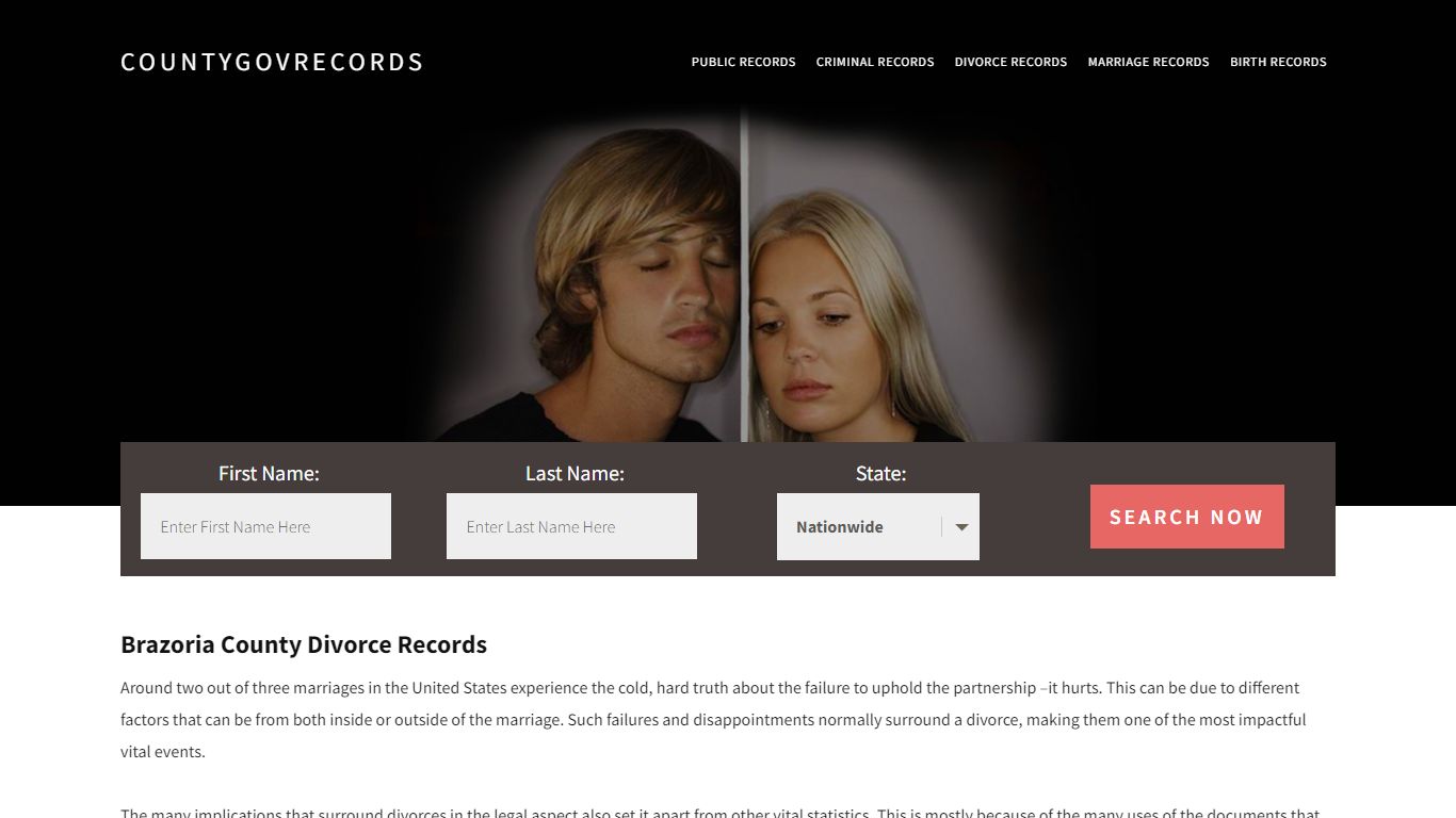 Brazoria County Divorce Records | Enter Name and Search|14 Days Free